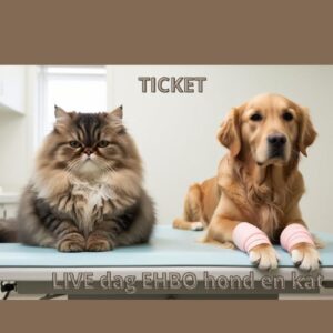 Ticket voor LIVE dagen EHBO hond en kat